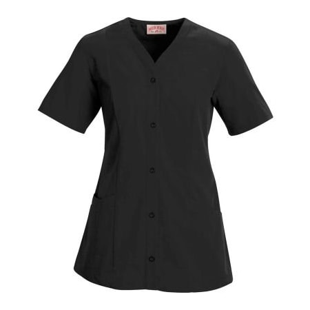 Vf Imagewear Red Kap Women's Easy Wear Tunic Short Sleeve Black XL - 9P01 9P01BKSSXL